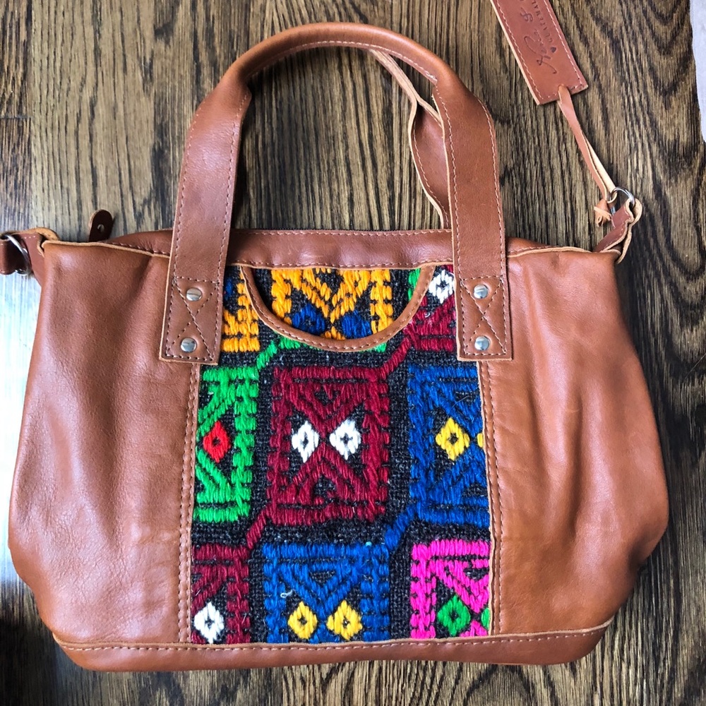 Nena & Co. Leather Sonia Carryall